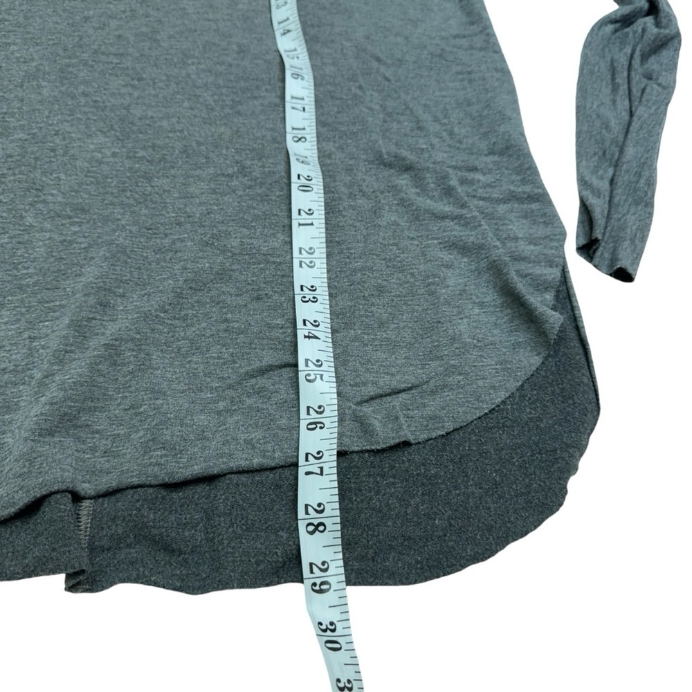 Kit & Ace Grey Jersey Pullover Long Sleeve Turtleneck Tunic Top Size  6 - Picture 8 of 10